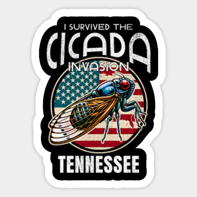 I Survived The Cicada Invasion Tennessee Cicada 2024 Map Cicada